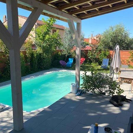 Cugnaux Toulouse Metropole Ouest Chambre Privee De Luxe - Sdb Wc Privee Terrasse Piscine Aqua Bike Dış mekan fotoğraf