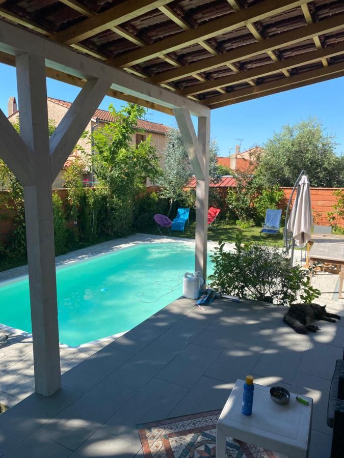 Cugnaux Toulouse Metropole Ouest Chambre Privee De Luxe - Sdb Wc Privee Terrasse Piscine Aqua Bike Dış mekan fotoğraf