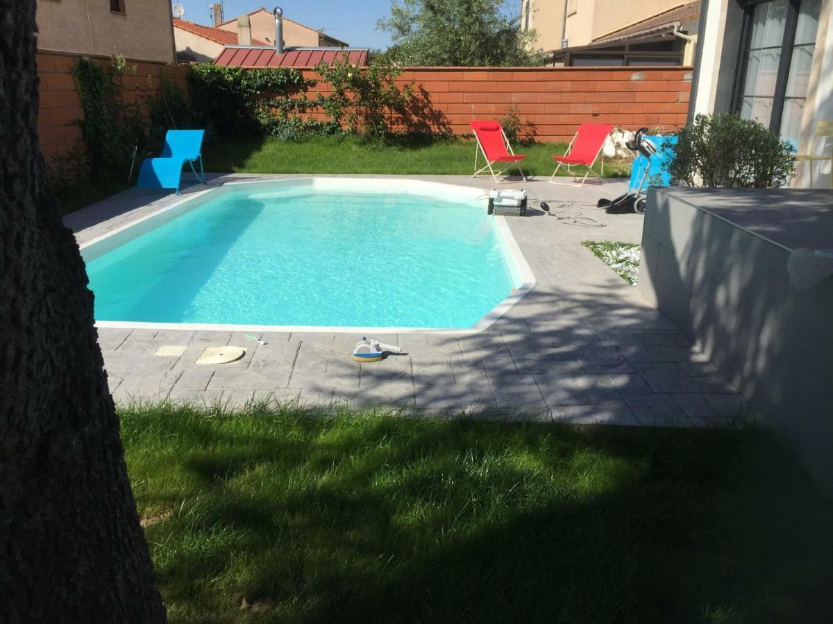 Cugnaux Toulouse Metropole Ouest Chambre Privee De Luxe - Sdb Wc Privee Terrasse Piscine Aqua Bike Dış mekan fotoğraf